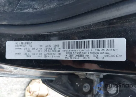 2019 Ram 1500 Big Horn/Lone Star 4X4 5'7 Box z USA, uszkodzony, nr VIN 1C6SRFFT2KN628948